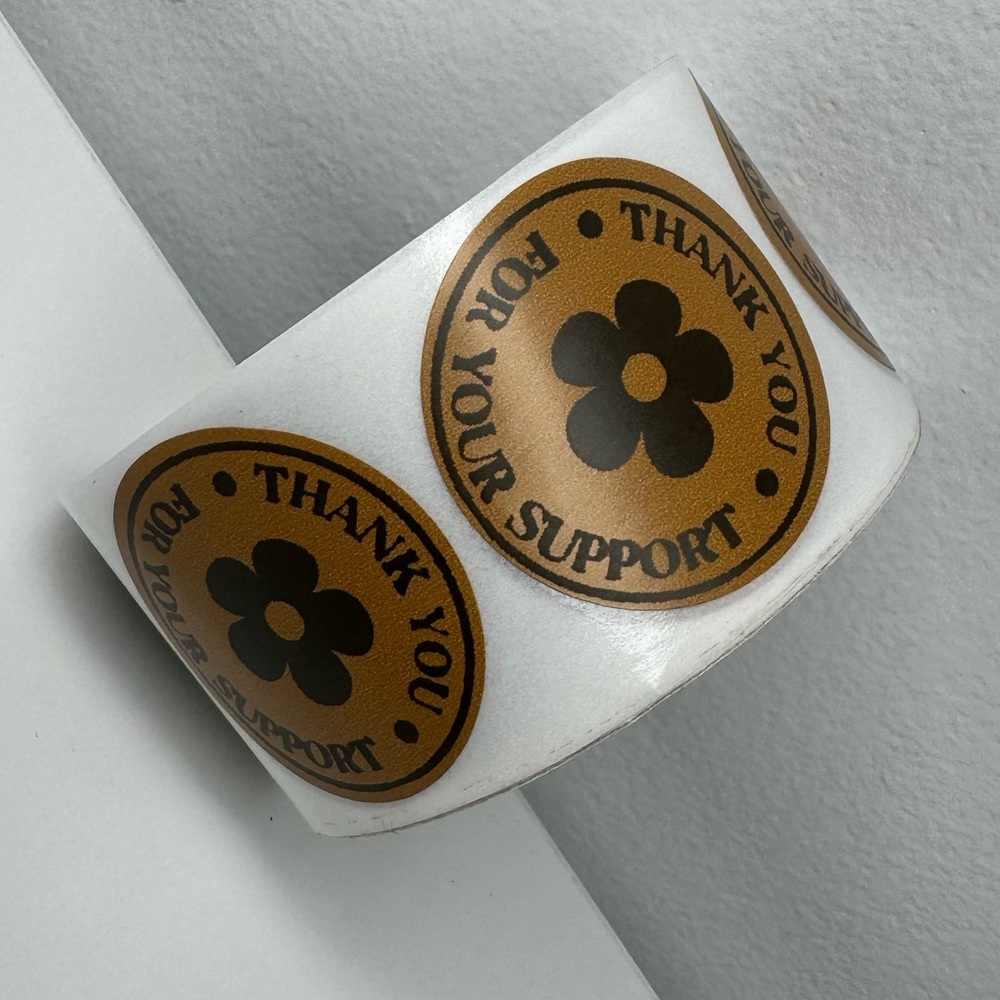 Thank you for your support | shipping supplies NWT 1in round - Picture 5 of 10